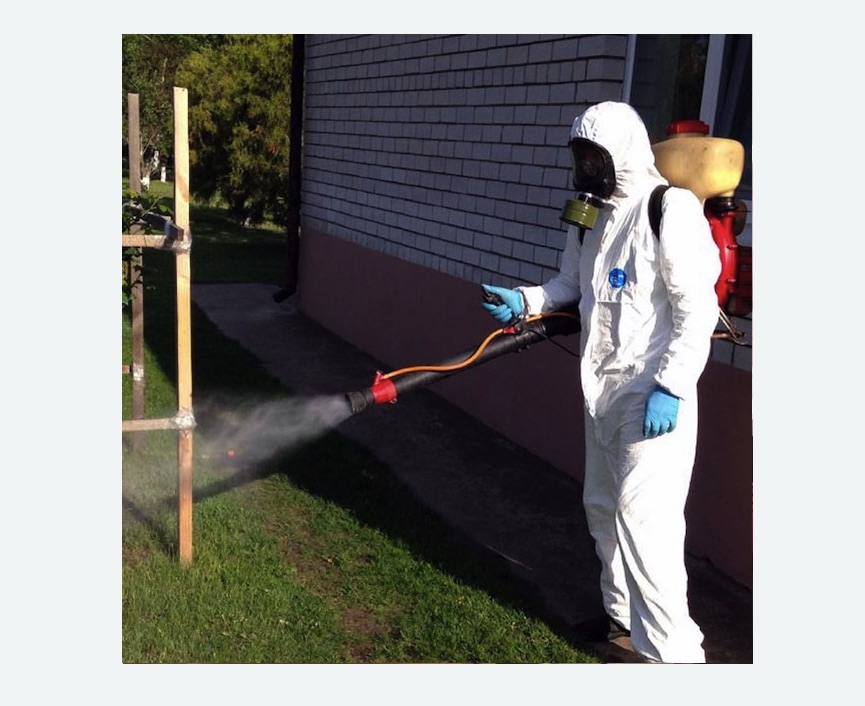 травля клещей на участке в Фрязино